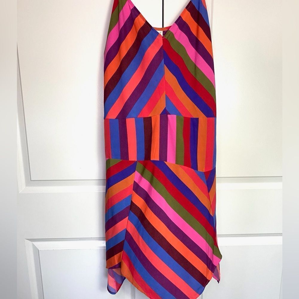 New Day dopamine Summer Dress Multi Color Striped NWT  4X - Picture 3 of 15